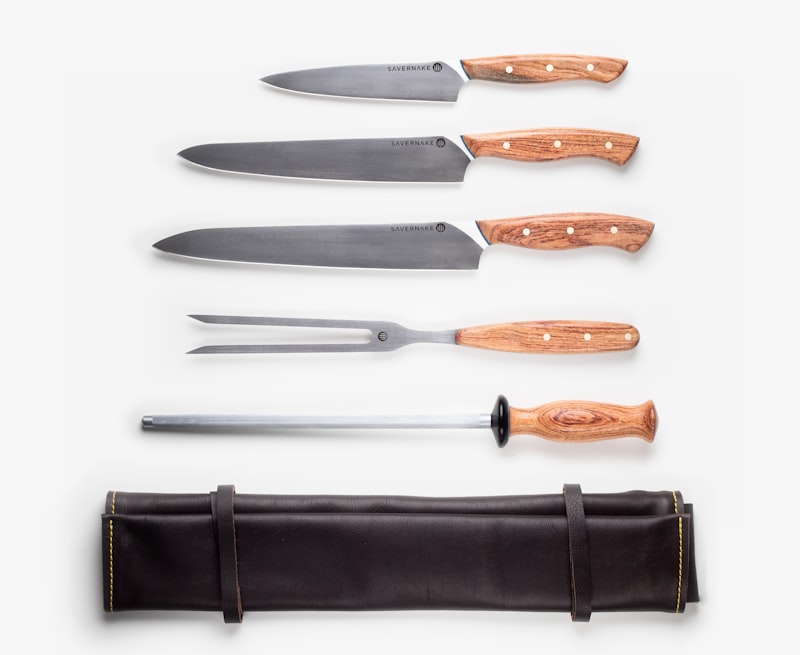 Bộ Dao Bếp Nhật Bản Damascus 6 Món Cao Cấp